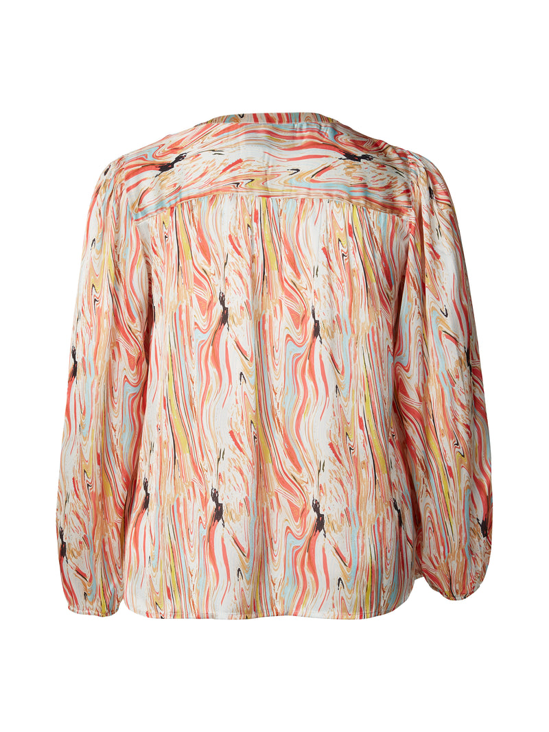 ZOEY ANAHI SHIRT Skjorter 647 Orange Peel