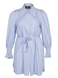 ESTRELLA SHIRT DRESS - Sky Blue