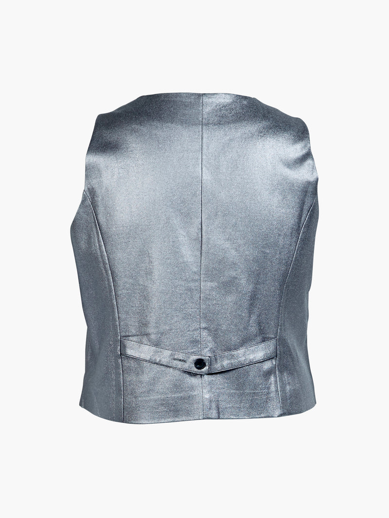 ZOEY FRANCES VEST Waistcoat 007 Silver grey