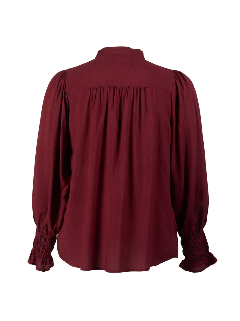 ZOEY KALANI BLOUSE Bluser 698 Vineyard Wine