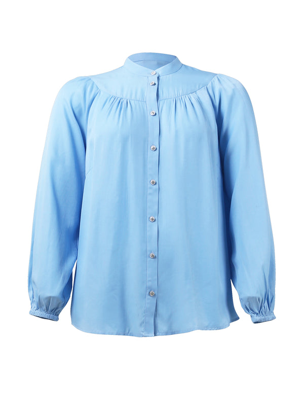 ZOEY LEONA BLOUSE Bluser 483 Light Blue