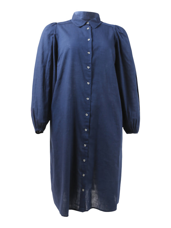 ZOEY TIFFANY SHIRT DRESS Kjoler 476 Navy